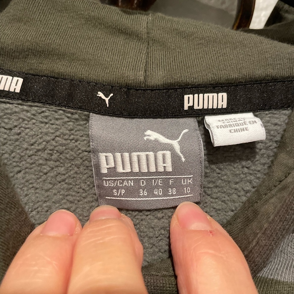 Puma camo hoodie sweatshirt size Small - Picture 2 of 6